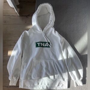 TNA Cozy Fleece Hoodie in Cream